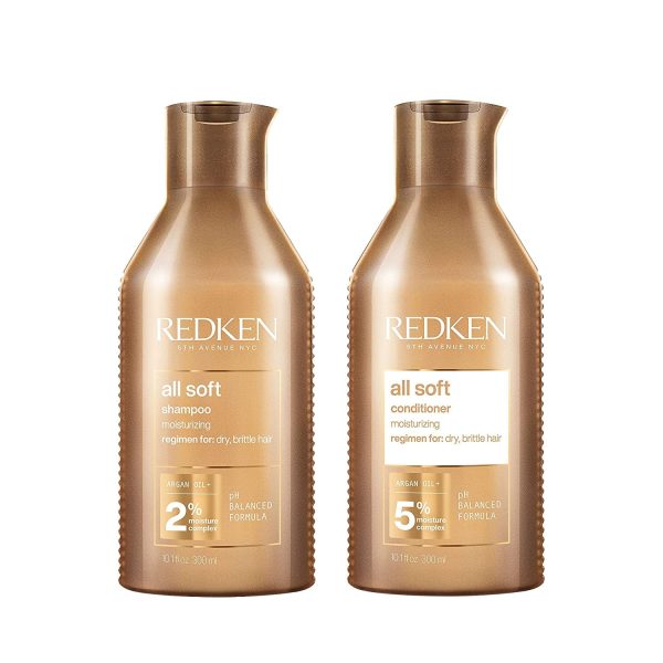 Redken All Soft Shampoo , For Dry / Brittle Hair
