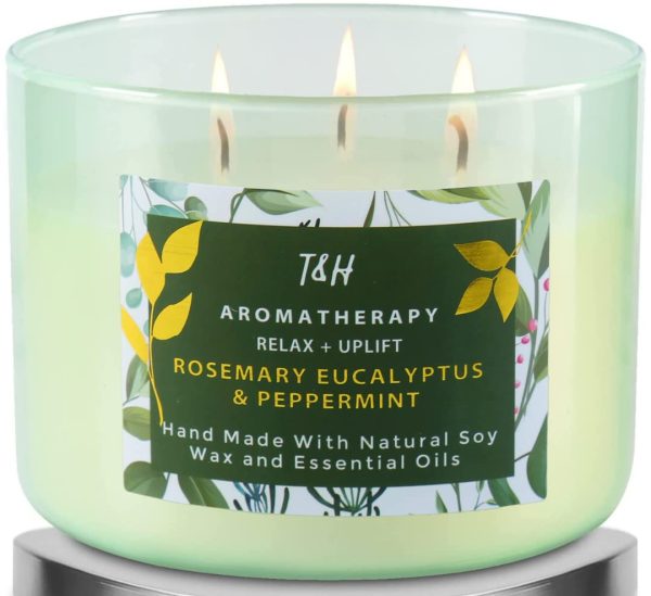 Relax Wax Essential Oil Candle Peppermint USA Made