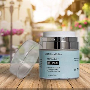 Retinol Moisturizer Cream 2.5% for Face & Eye Area with Vitamin E &