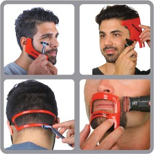 Revo Haircut Kit - Beard, Hair, Goatee, and Neckline Shaving Template Guide