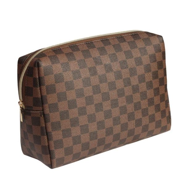 Riarevt Makeup Bag Hand-held Cosmetic Pouch Shell Shape Cosmetic Bags