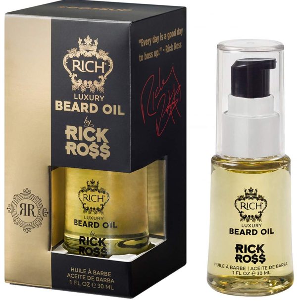 RICH by Rick Ross Luxury Beard Oil for Men With Jojoba & Castor Oil