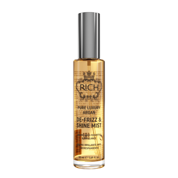 RICH Pure Luxury Argan De-Frizz & Shine Mist with Sweet Almond & Argan Oil
