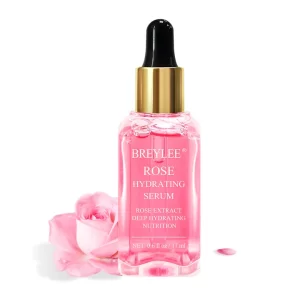 Rose Face Serum, BREYLEE Moisturizing Serum Hydrating Face Serum Rose Essence