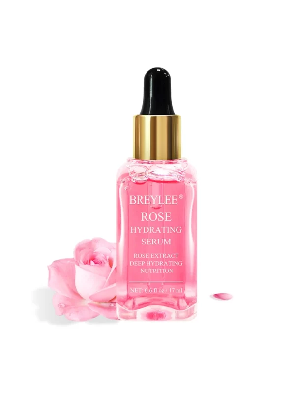 Rose Face Serum, BREYLEE Moisturizing Serum Hydrating Face Serum Rose Essence