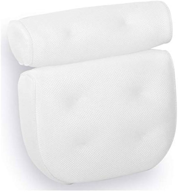 Royal Casa Bath Pillow - Non Slip, Luxury Bathtub Pillow for Your Head & Neck
