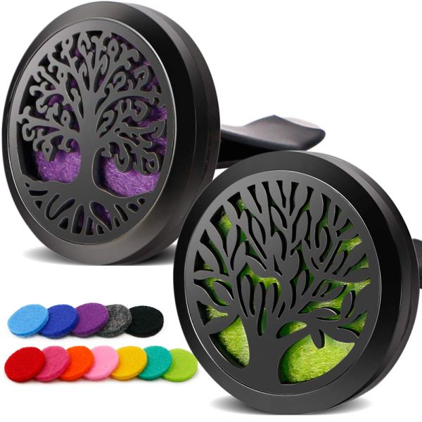 RoyAroma 2PCS Tree of Life Car Diffuser Aromatherapy