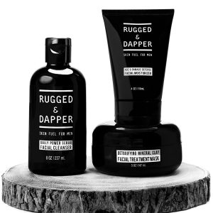 RUGGED & DAPPER All-In-One Essential Skincare Set for Men