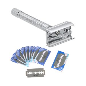 Safety Razor Anself Metal Double-edged Shaving Razor Manual