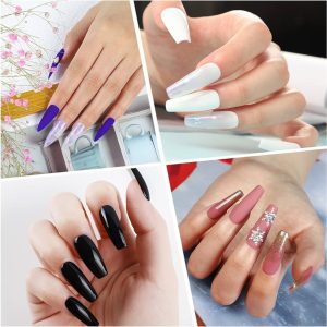 Saint-Acior 10 Colors Gel Nail Polish Kit with 48W LED Nail Lamp