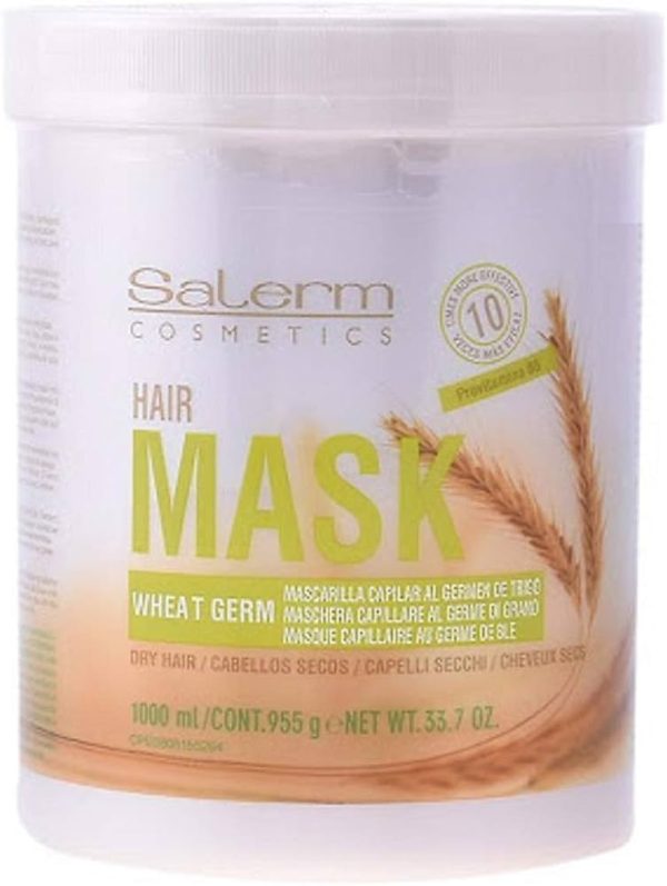 Salerm Cosmetics WHEAT GERM Capillary Mask, Provitamins