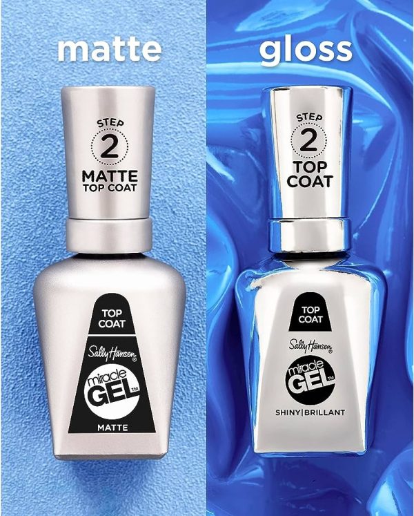 Sally Hansen Miracle Gel Nail Polish Lacquer, Matte Top Coat