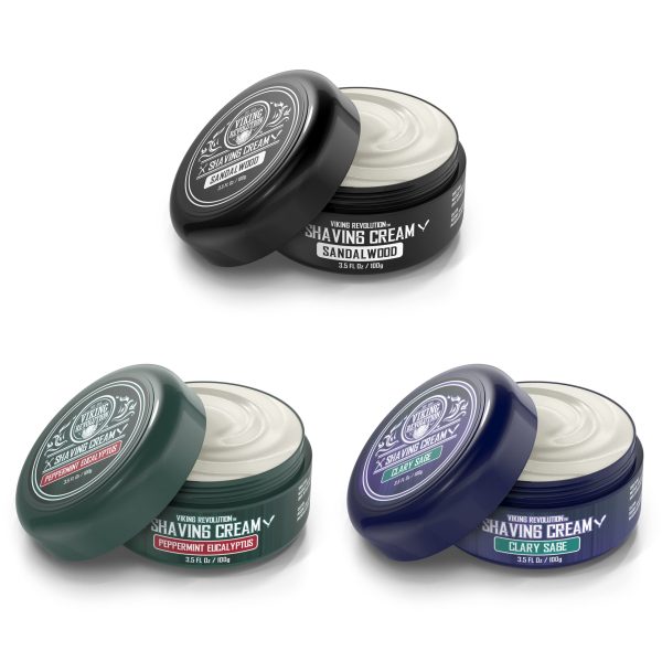 Indulge in Luxury with Our Rich Lather Shaving Cream 3-Pack – Smooth, Silky Skin