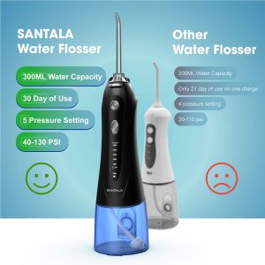 SANTALA Powerful Cordless Water Flosser for Teeth