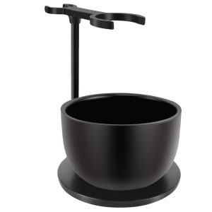 SANWA Deluxe Heavyweight Black Shaving Brush Razor