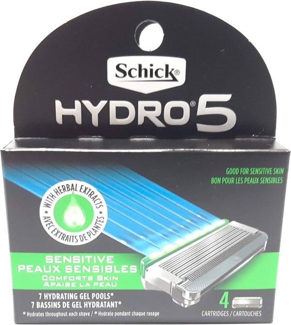 Schick Hydro 5 Razor Refi Size 4ct pack of 3