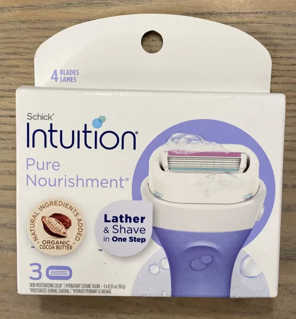 Schick Intuition Pure Nourishment Womens Razor Refills