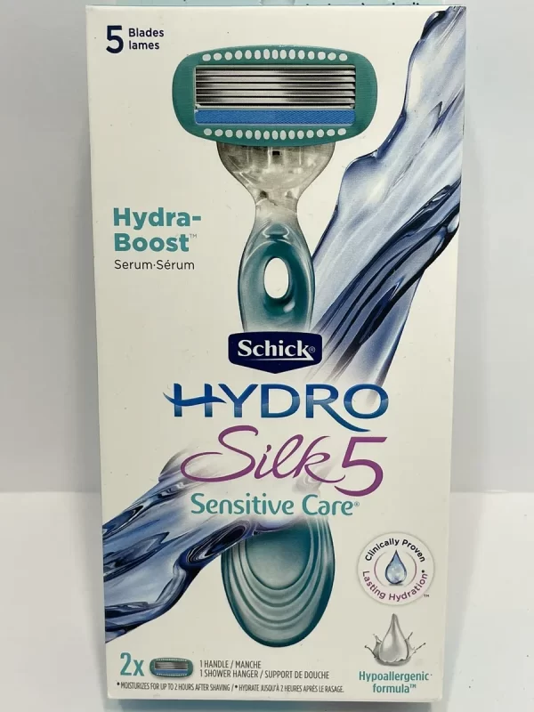 Schick Women's Razor Blade Refills, Hydro Silk 5 Sensitive care