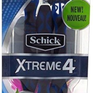 Schick Xtreme4 Disposable Razors Men, 3 Count