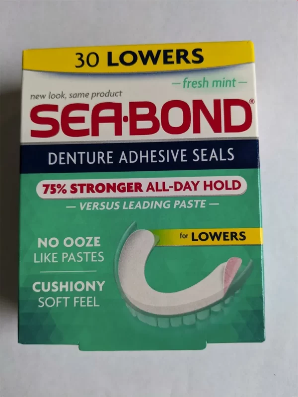 Sea Bond Secure Denture Adhesive Seals