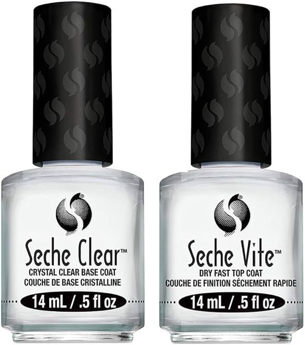 Seche Clear and Seche Vite, Base Coat and Top Coat for Nail Polish
