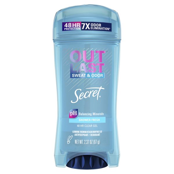 Secret Antiperspirant Deodorant for Women, Shower Fresh Scent