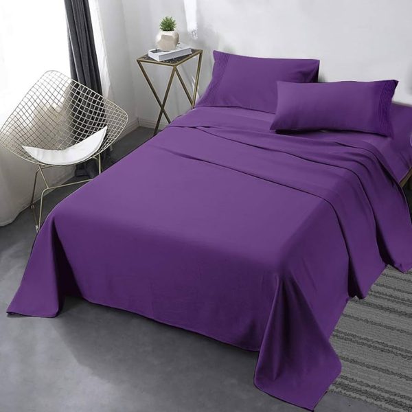 Secura Everyday Luxury Queen Bed Sheet Set 4 Piece