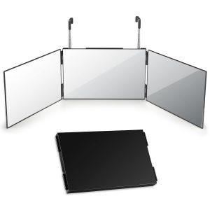 Self Style System Travel Size for Women (Black) - 3 Way Mirror