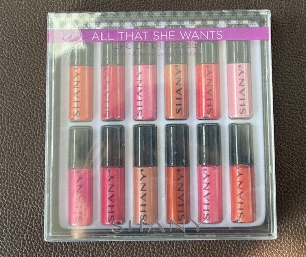 SHANY All That She Wants - Set of 12 Matte, Pearl, and Shimmer Mini Lipgloss Set