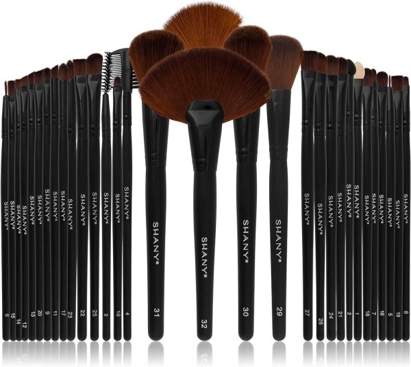 SHANY Professional Brush Set with Leather-Look Pouch