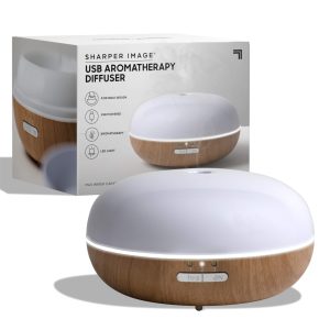 SHARPER IMAGE Essential Oil Aromatherapy Small Mist Diffuser