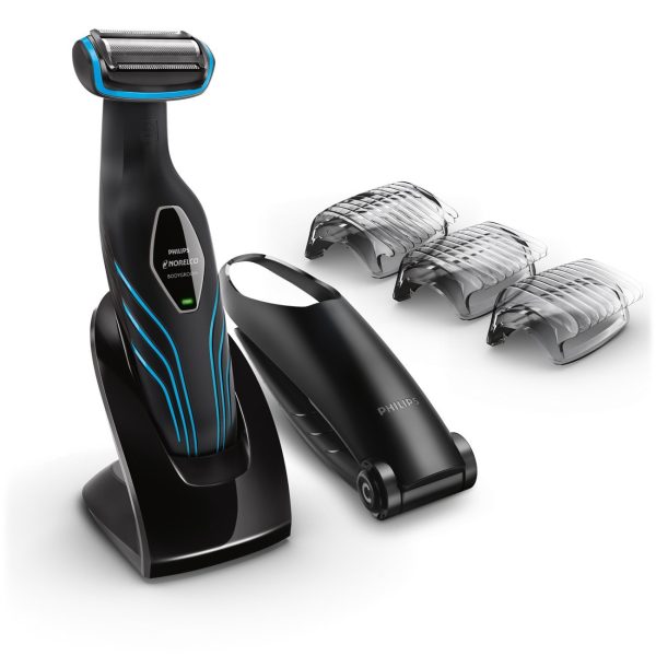 Shave and trim with back attachment