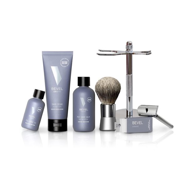 Shaving Kit for Men by Bevel - Starter Shave Kit