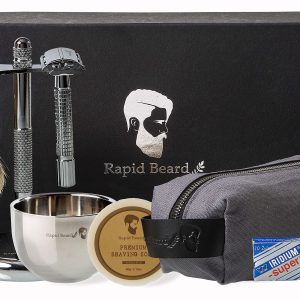 Shaving Kit for Men Wet Shave - Safety Razor with 10 blades