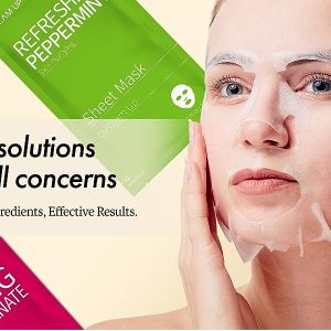 Sheet mask by Glam Up Facial Sheet Mask BTS 12 Combo