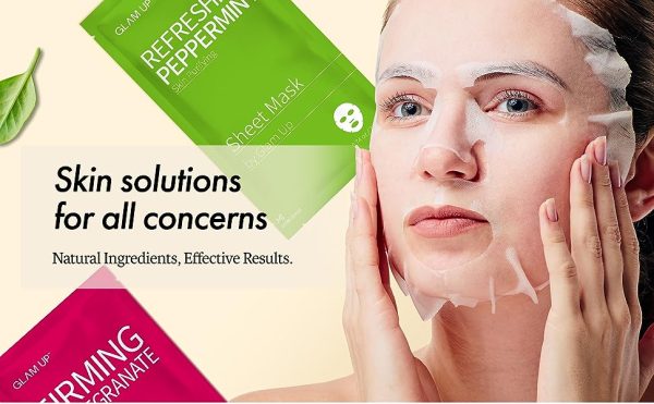 Sheet mask by Glam Up Facial Sheet Mask BTS 12 Combo