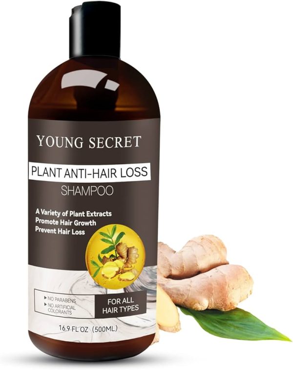 Shinely Hair Growth Shampoo - With Ginger Oil /Herbal Ingredients for Hair Loss