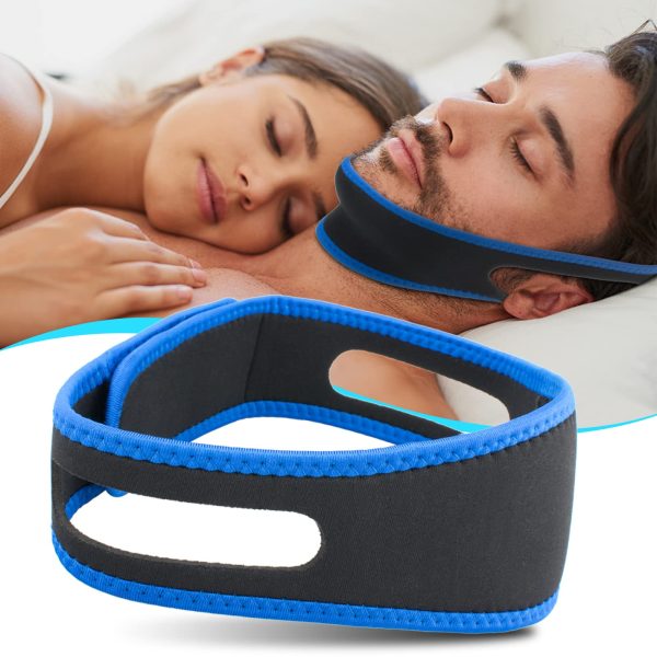 Silent Nights Await! Anti Snoring Chin Strap for Peaceful Sleep