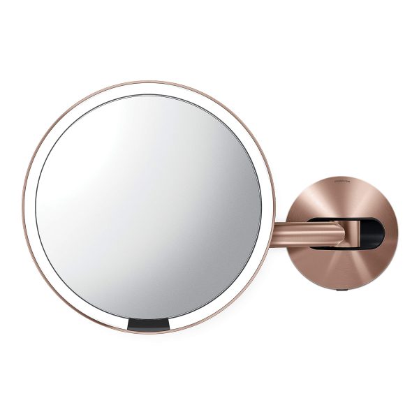 simplehuman Sensor Lighted Makeup Vanity Mirror 8" Round Wall Mount