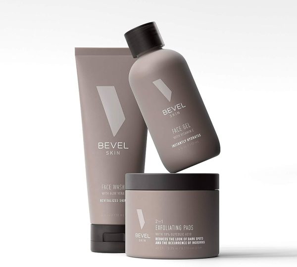 Skin Care Set for Men by Bevel - Includes Face Wash