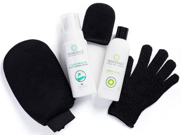Skinerals Premium Self Tanning Set with Natural and Organic Ingredients