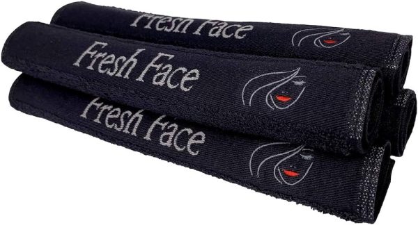 Slakeware Custom Luxury Black Makeup Remover Towel - Set of 4 Makeup Towels