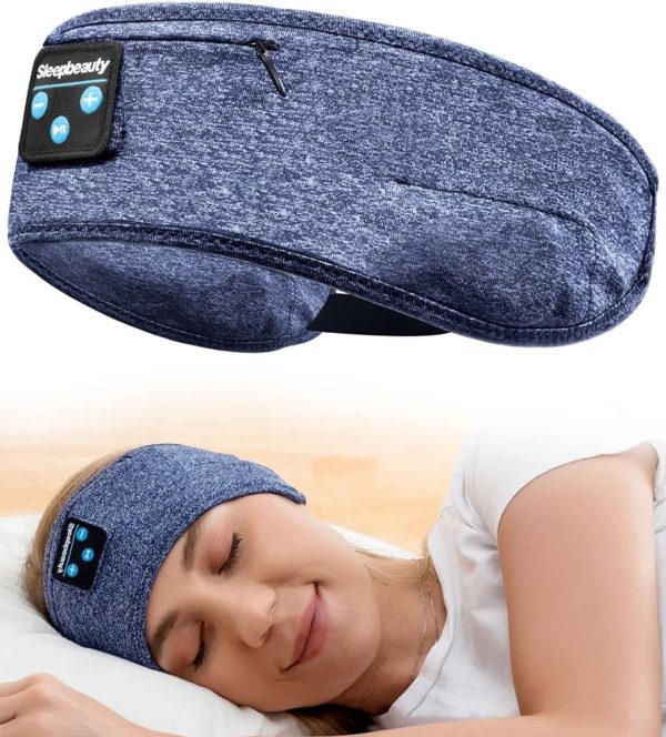 Sleep Headphones Bluetooth Eye Mask, Joseche Wireless Bluetooth 5.0 Headphones