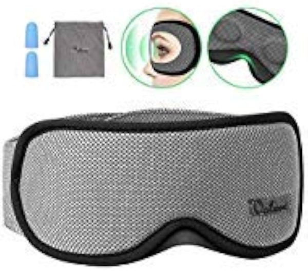 Sleep Mask, Voluex 3D Contoured Sleeping Eye Mask and Blindfold