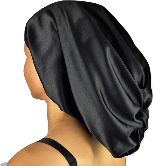 Sleep Tight Hair Wrap 100% Mulberry Silk Satin 40 momme 18" Long Luxury Sleep
