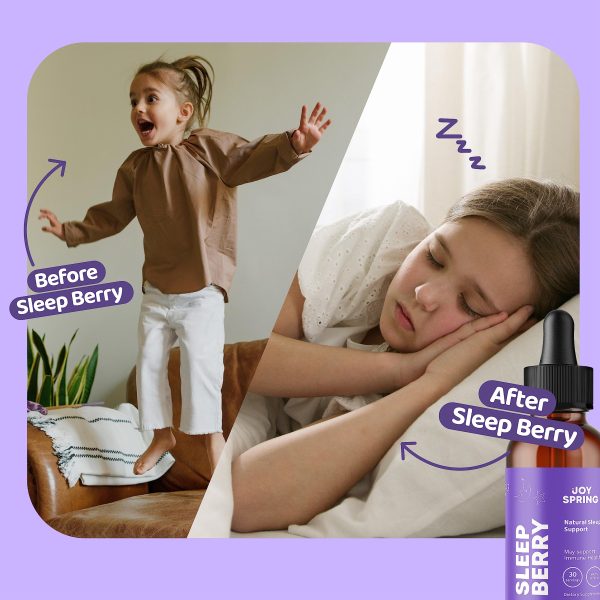 SleepBerry Liquid Melatonin for Kids - Natural Sleep Aid