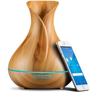 Smart Wifi Wireless Essential Oil Aromatherapy 400ml Ultrasonic Diffuser