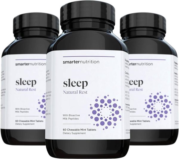 Smarter Sleep - Nighttime Sleep Aid with Bioactive Milk Peptides