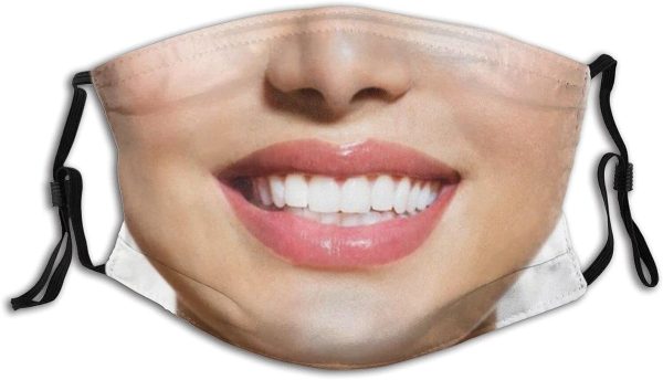 Smiling Face Custom Fashion Design Face Mask Mouth Mask Anti-Dust Face Mask