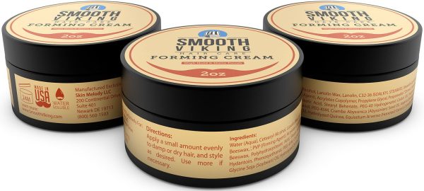 Smooth Viking Forming Cream for Men, High Hold and Matte Finish